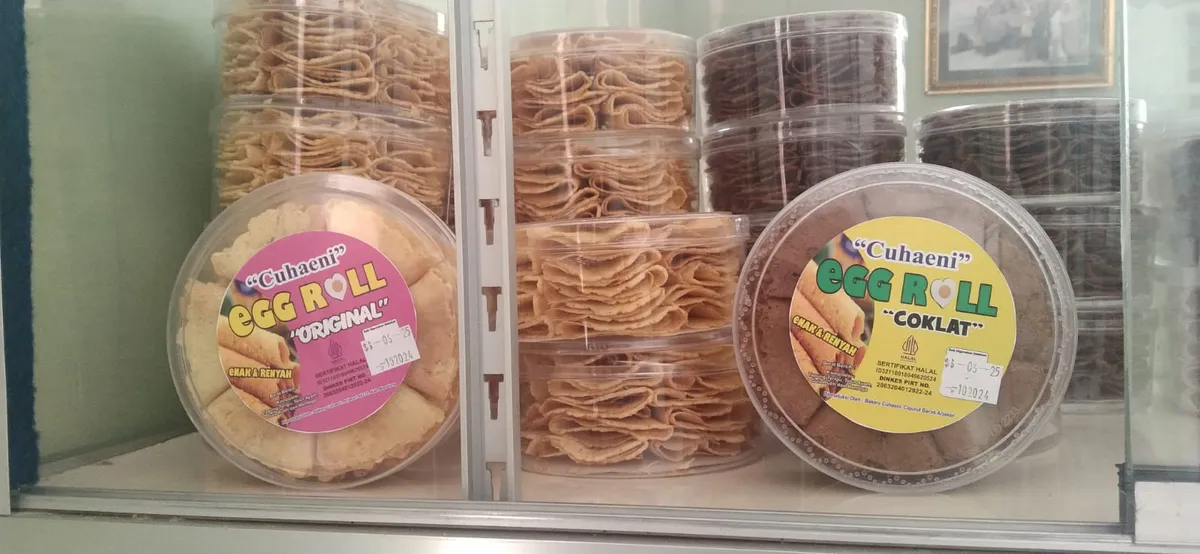Kue Eggroll dengan bahan