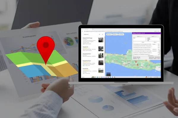 GMAPS SCREPER Visualization